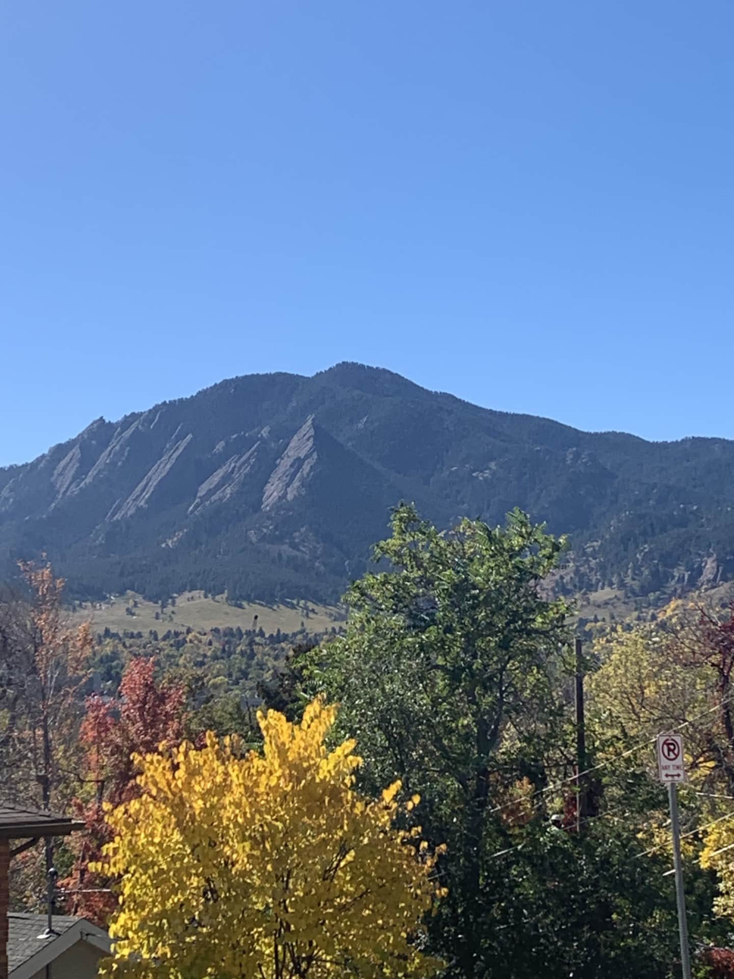 view of the mountains in autumn at Boulder PA